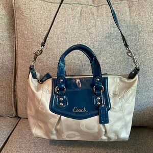 Coach Ashley Dotted OP Art Satchel Bag